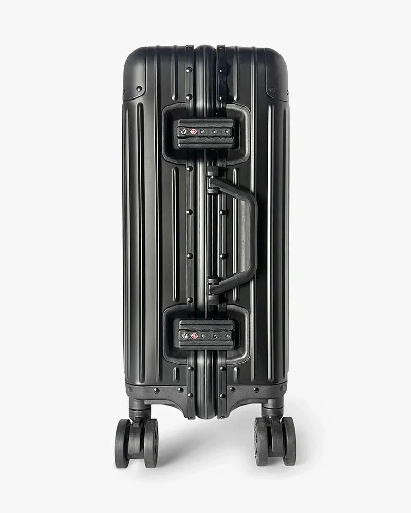Black Aluminum Luggage | 20 inch & Matte | Arrow Logo - Image 3