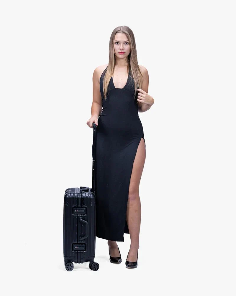 Black Aluminum Luggage | 20 inch & Matte | Arrow Logo - Image 7