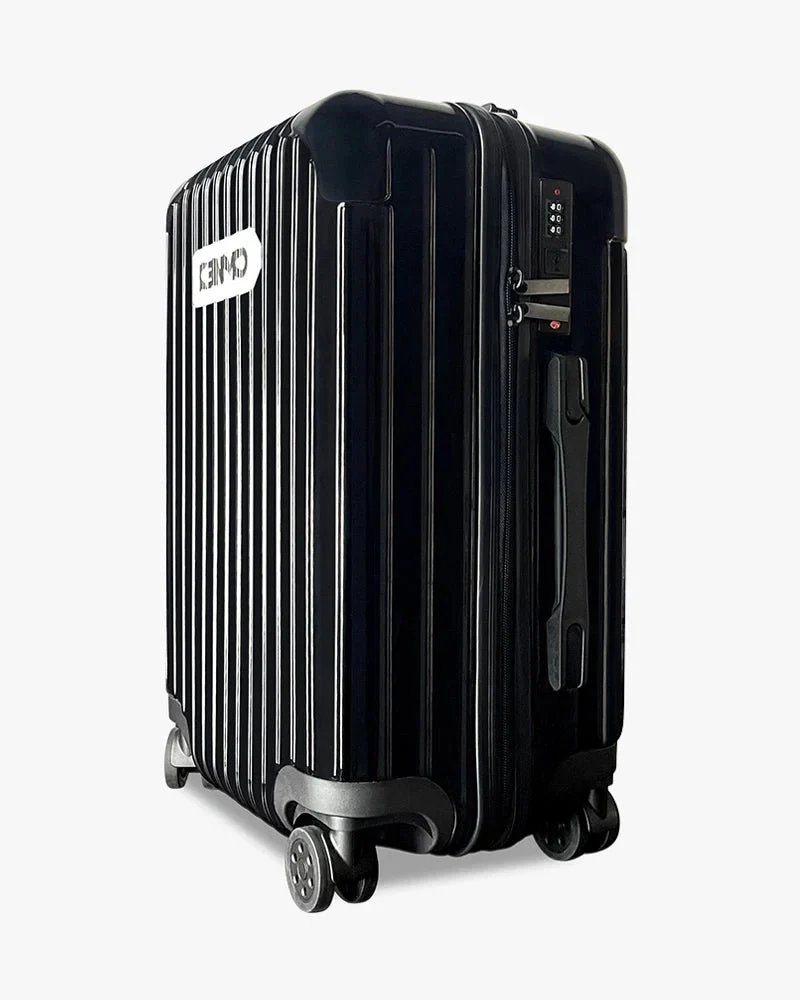 Black Hardcase Luggage | 20 inch & Glossy | Arrow Logo - Image 2