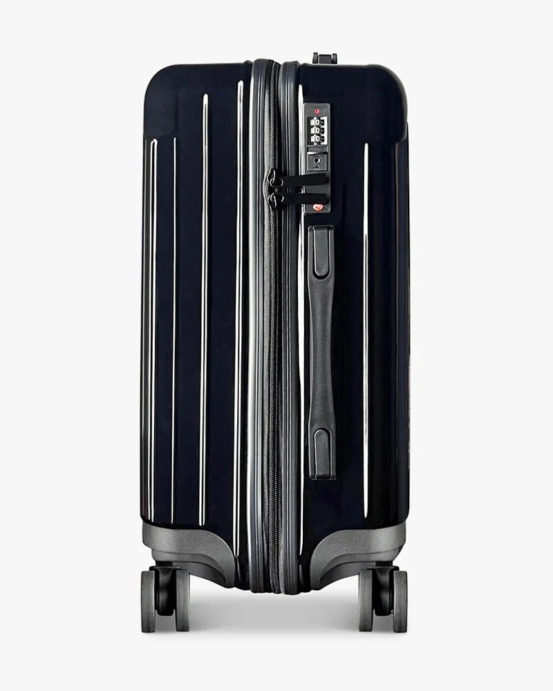Black Hardcase Luggage | 20 inch & Glossy | Arrow Logo - Image 3