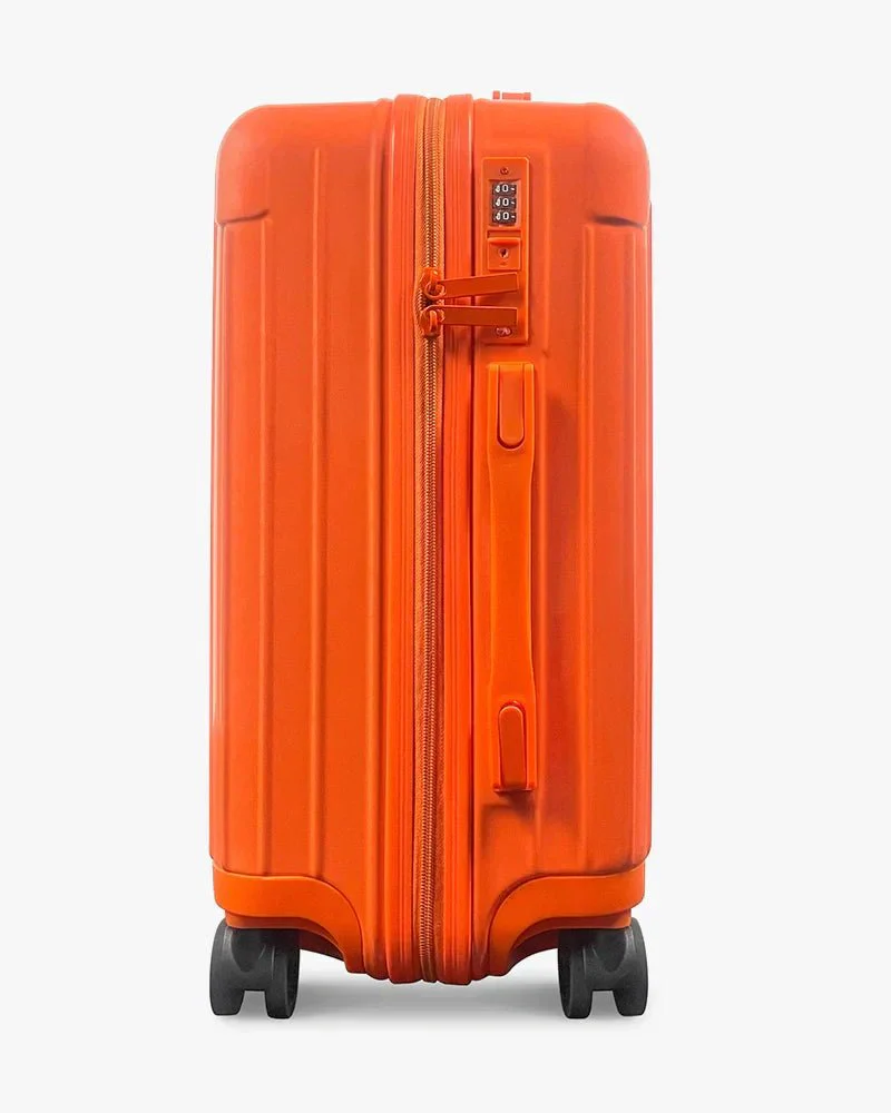 Orange Hardcase Luggage | 20 inch & Glossy | Arrow Logo - Image 3