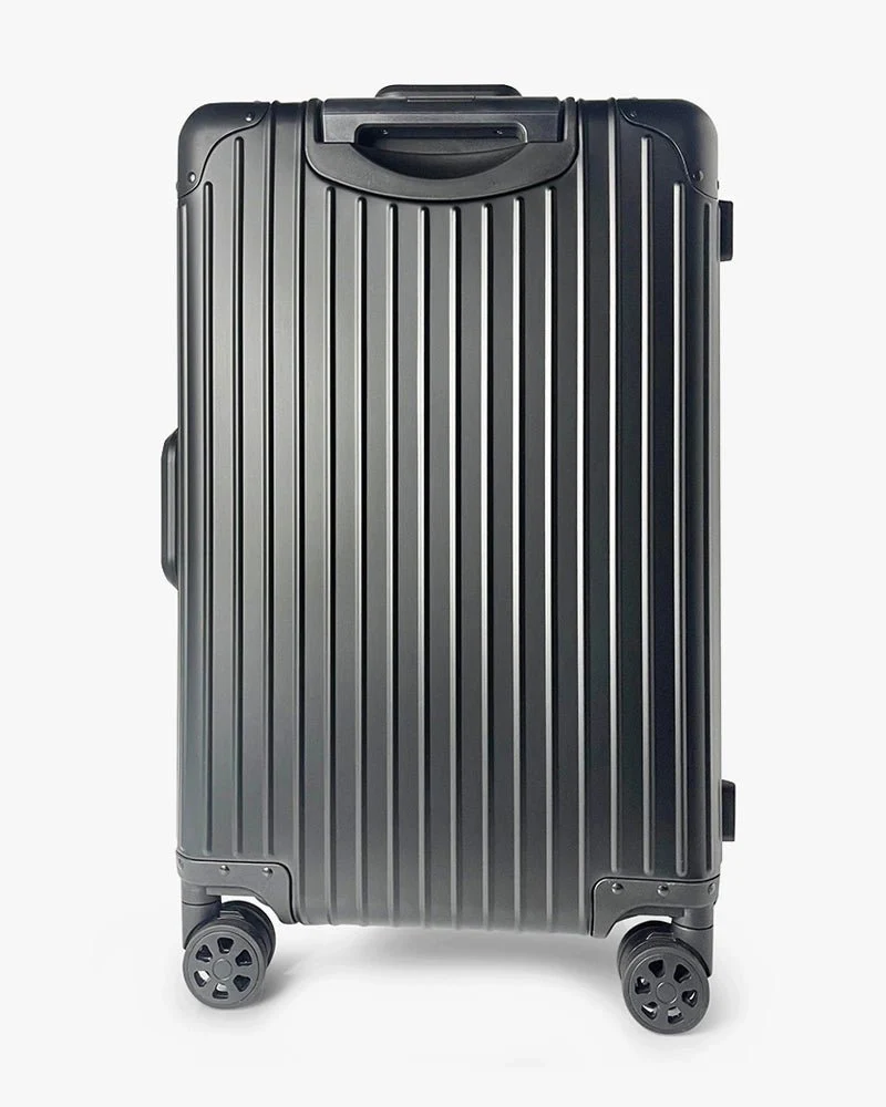 Black Aluminum Luggage | 24 inch & Matte | Arrow Logo - Image 4
