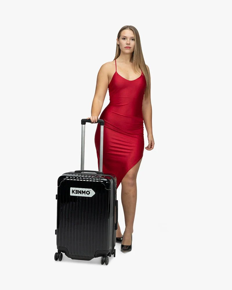 Black Hardcase Luggage | 24 inch & Glossy | Arrow Logo - Image 6