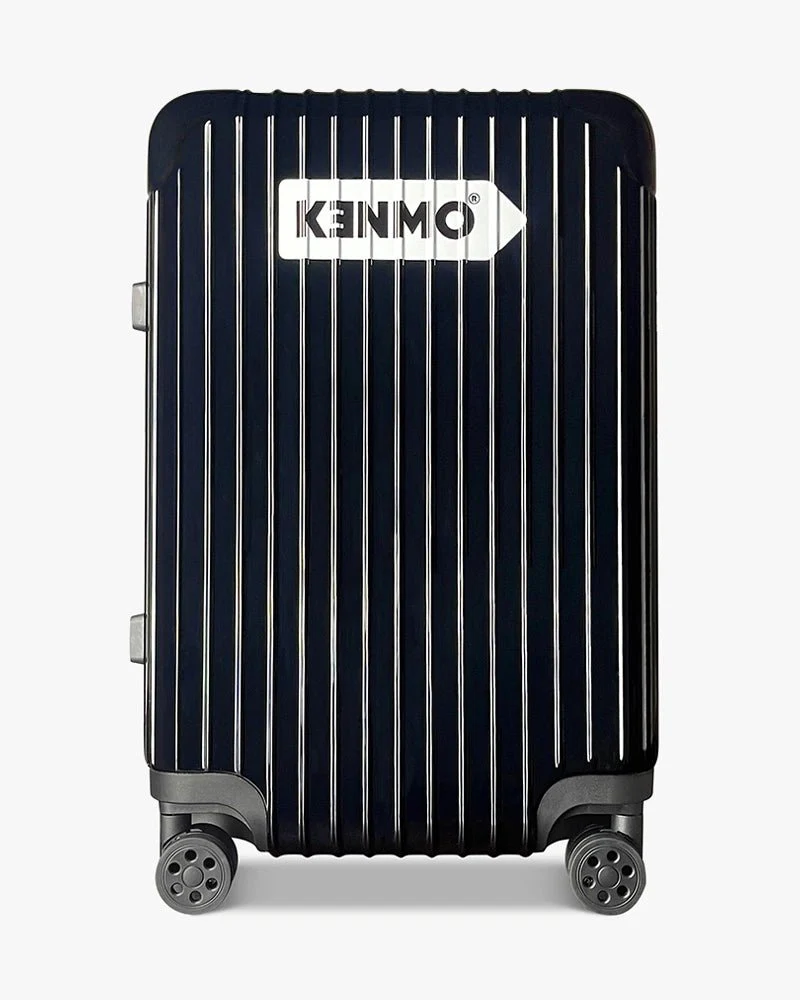 Black Hardcase Luggage | 24 inch & Glossy | Arrow Logo - Image 8