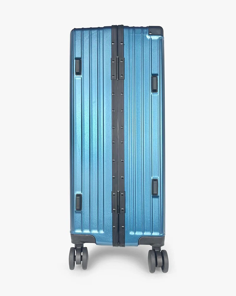 Blue Hardcase Luggage | 24 inch Wide Handle | Bold Logo - Image 3