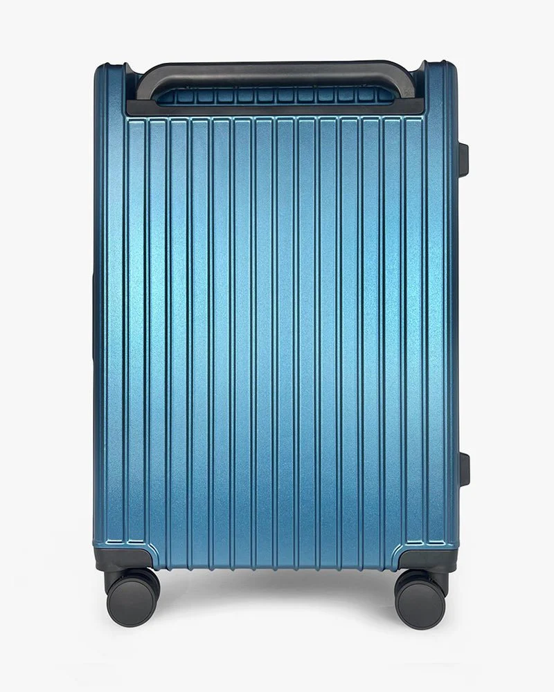 Blue Hardcase Luggage | 24 inch Wide Handle | Bold Logo - Image 4