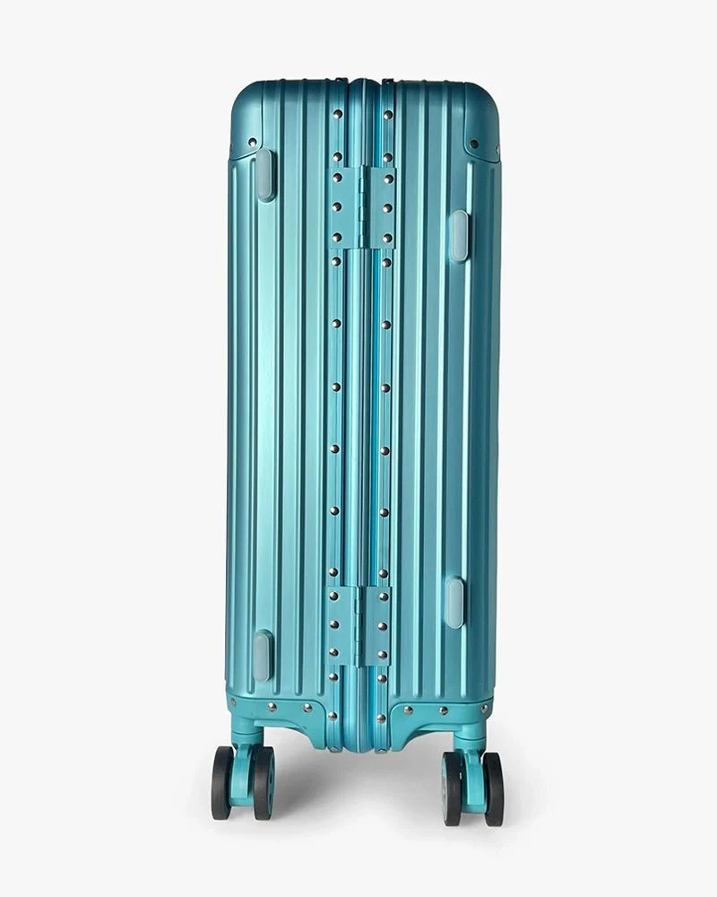 Blue Aluminum Luggage | 24 inch & Matte | Arrow Logo - Image 4