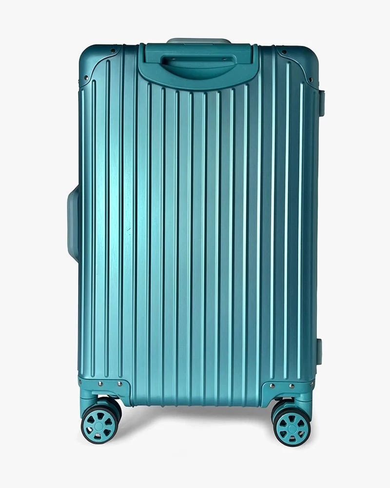 Blue Aluminum Luggage | 24 inch & Matte | Arrow Logo - Image 5