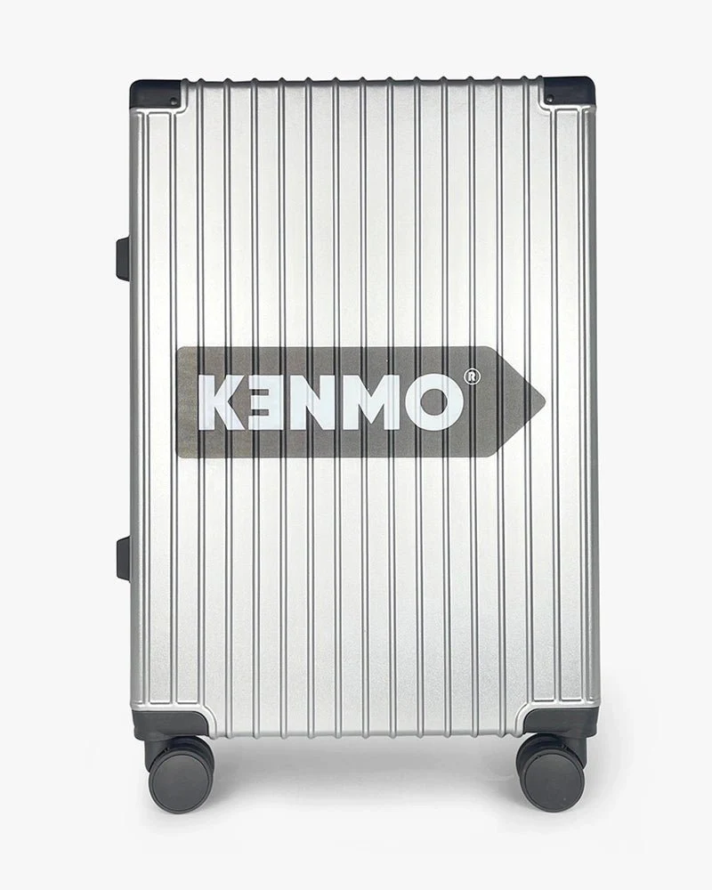 Silver Hardcase Luggage | 24 inch Wide Handle & Logo - Image 7