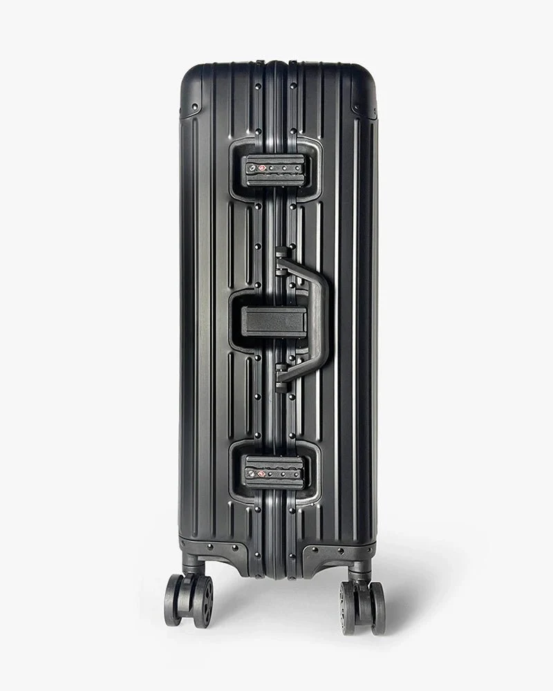Black Aluminum Luggage | 26 inch & Matte | Arrow Logo - Image 3