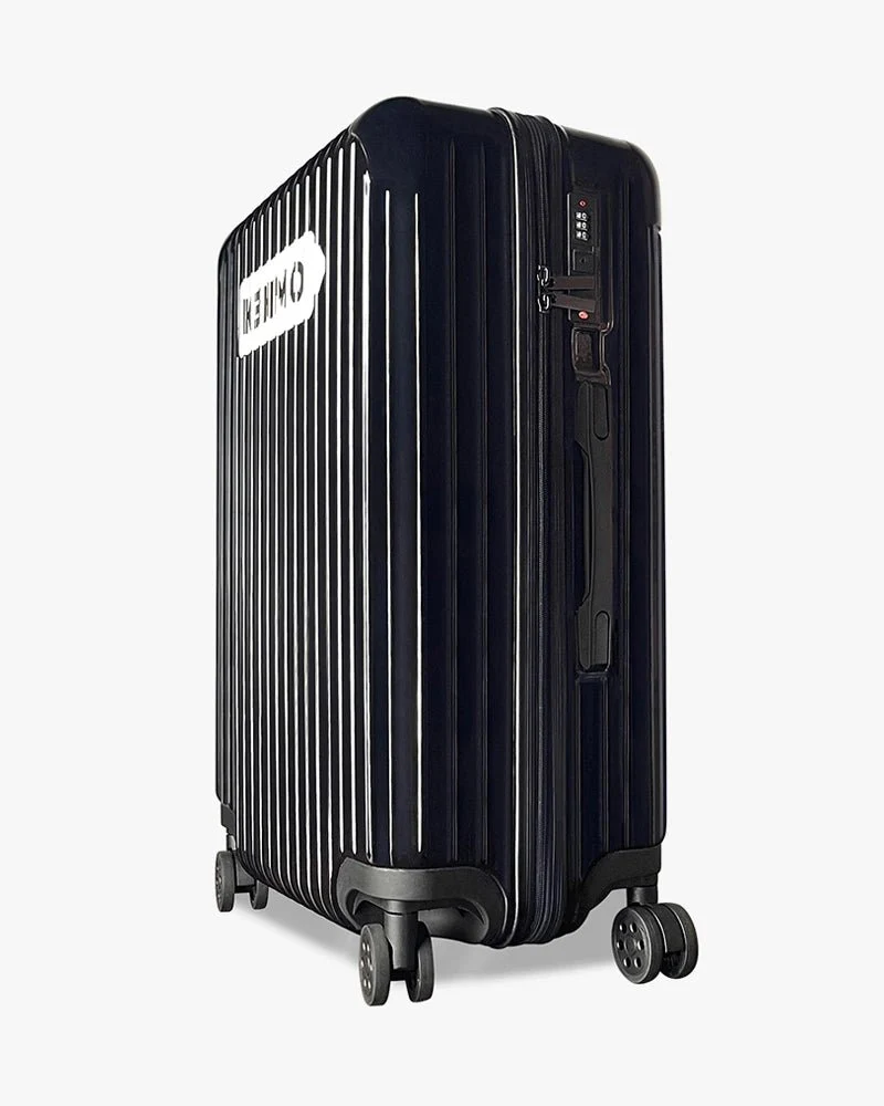 Black Hardcase Luggage | 26 inch & Glossy | Arrow Logo - Image 2