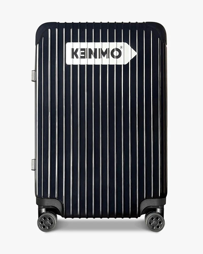 Black Hardcase Luggage | 26 inch & Glossy | Arrow Logo - Image 8