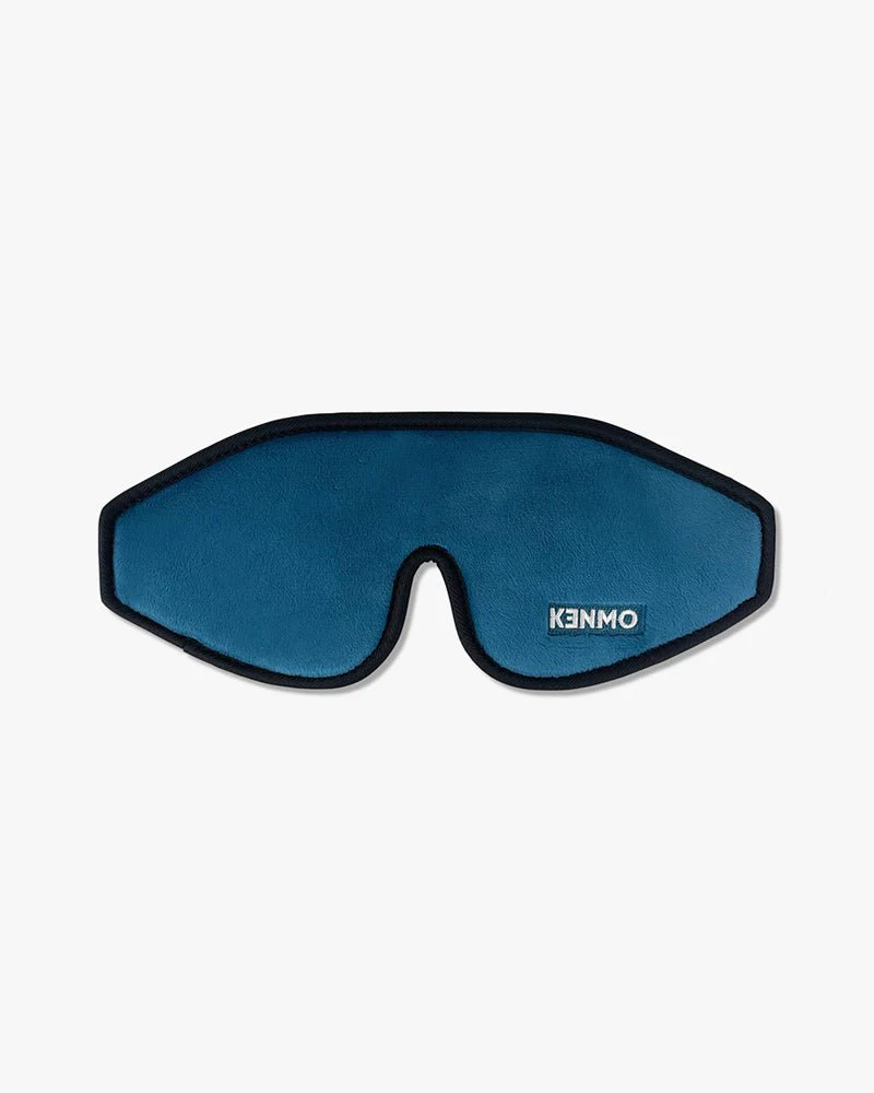 Blue Sleep Eye Mask | Comfortable With Kenmo Logo - Image 4