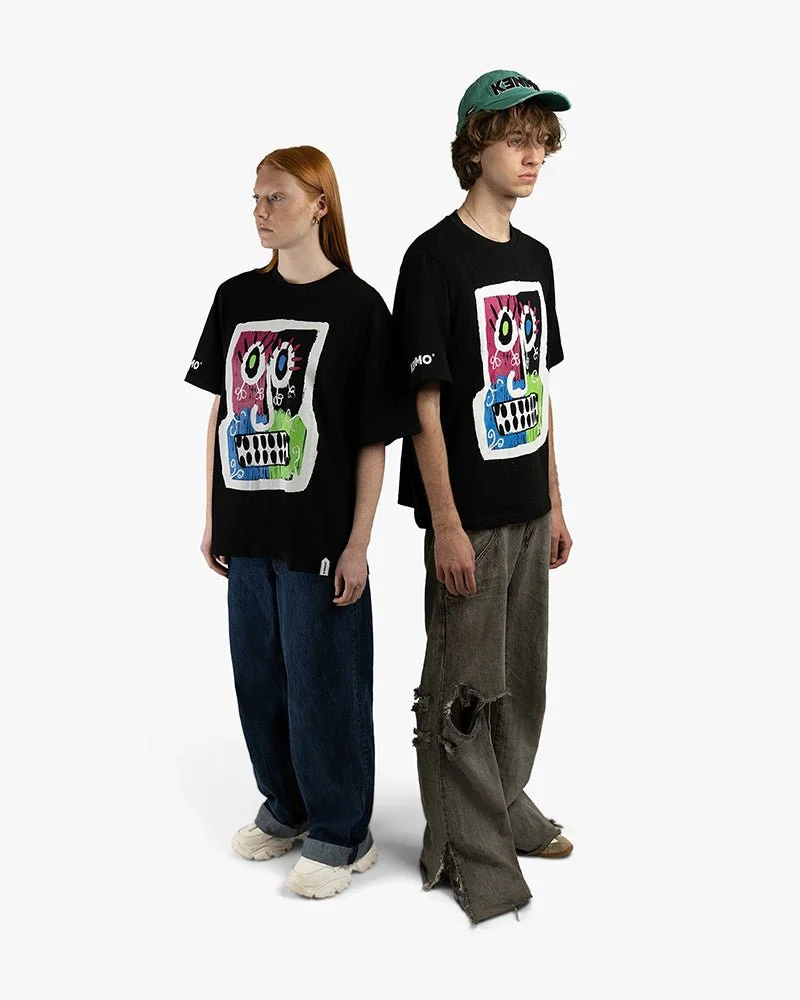 Black Oversize Tee | Vintage Babayoo Graphic - Image 5