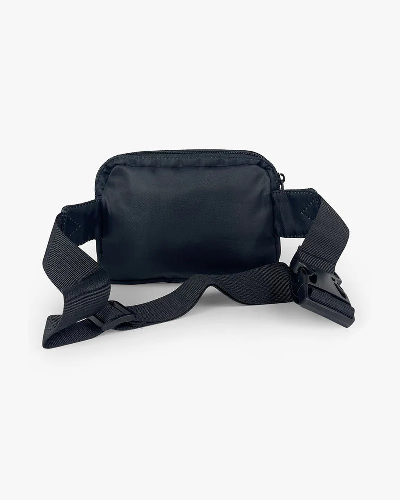 Black Fanny Pack | Waist Bag With Kenmo Arrow Logo - Image 3