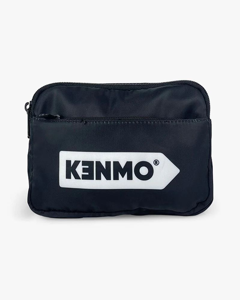 Black Fanny Pack | Waist Bag With Kenmo Arrow Logo - Image 7