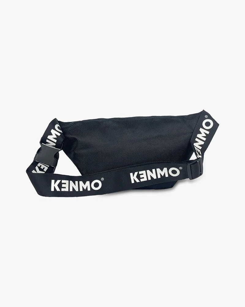 Black Fanny Pack | Logo Strap Waist Bag & Arrow Logo - Image 3