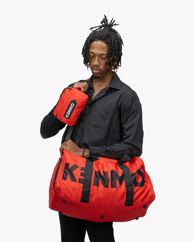 Red Fanny Pack | Waist Bag With Kenmo Arrow Logo - Image 5