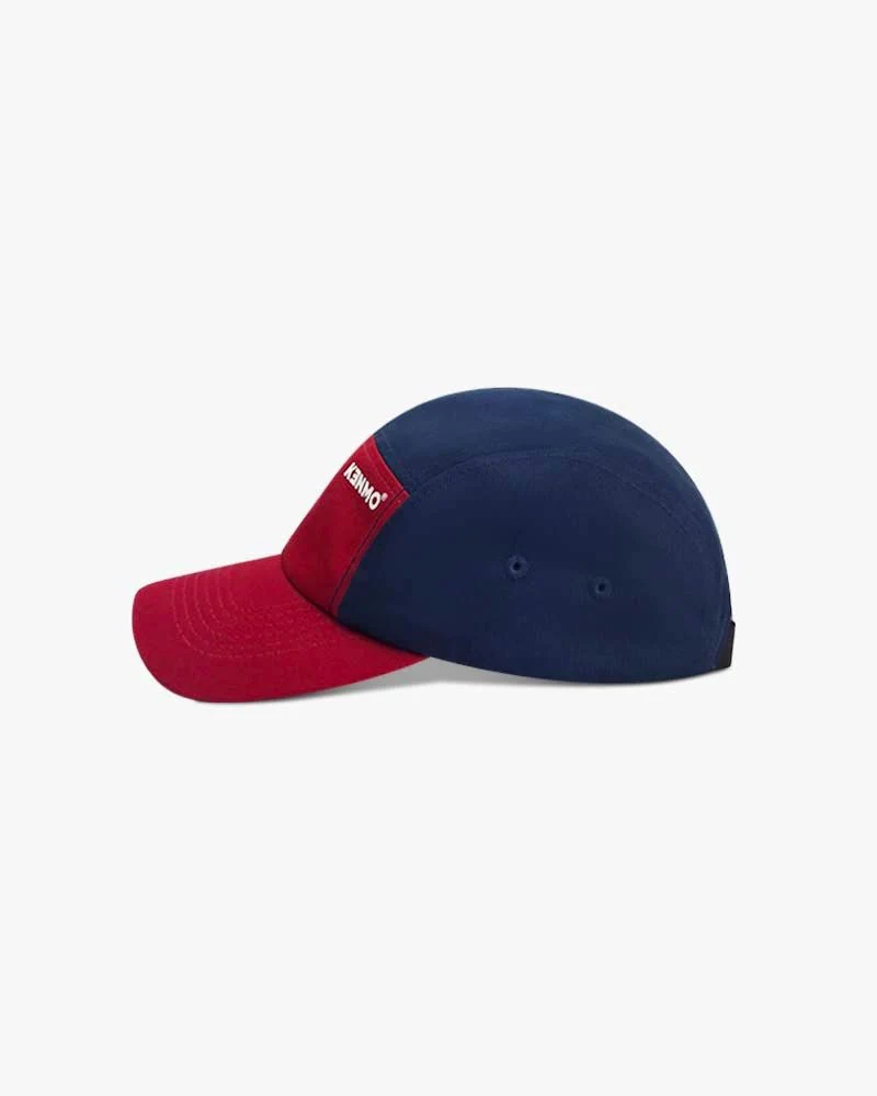 Navy & Red Camper Cap | Classic Kenmo Streetwear Style - Image 4