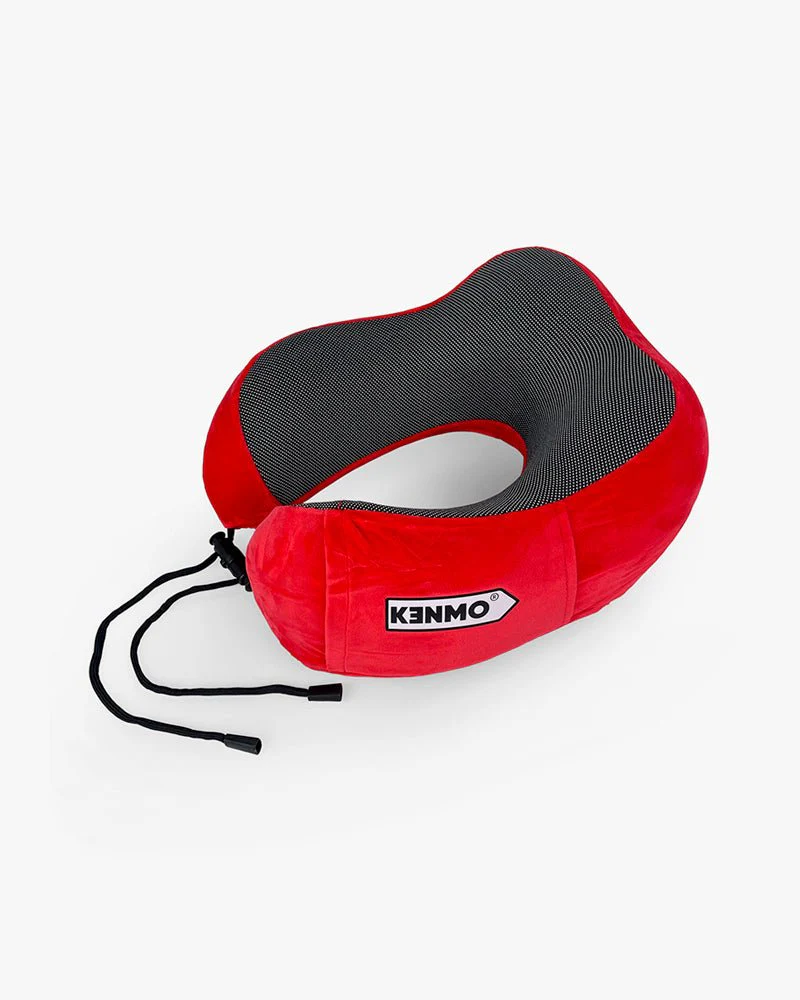 Red Travel Neck Pillow | Comfortable With Arrow Logo - Image 4