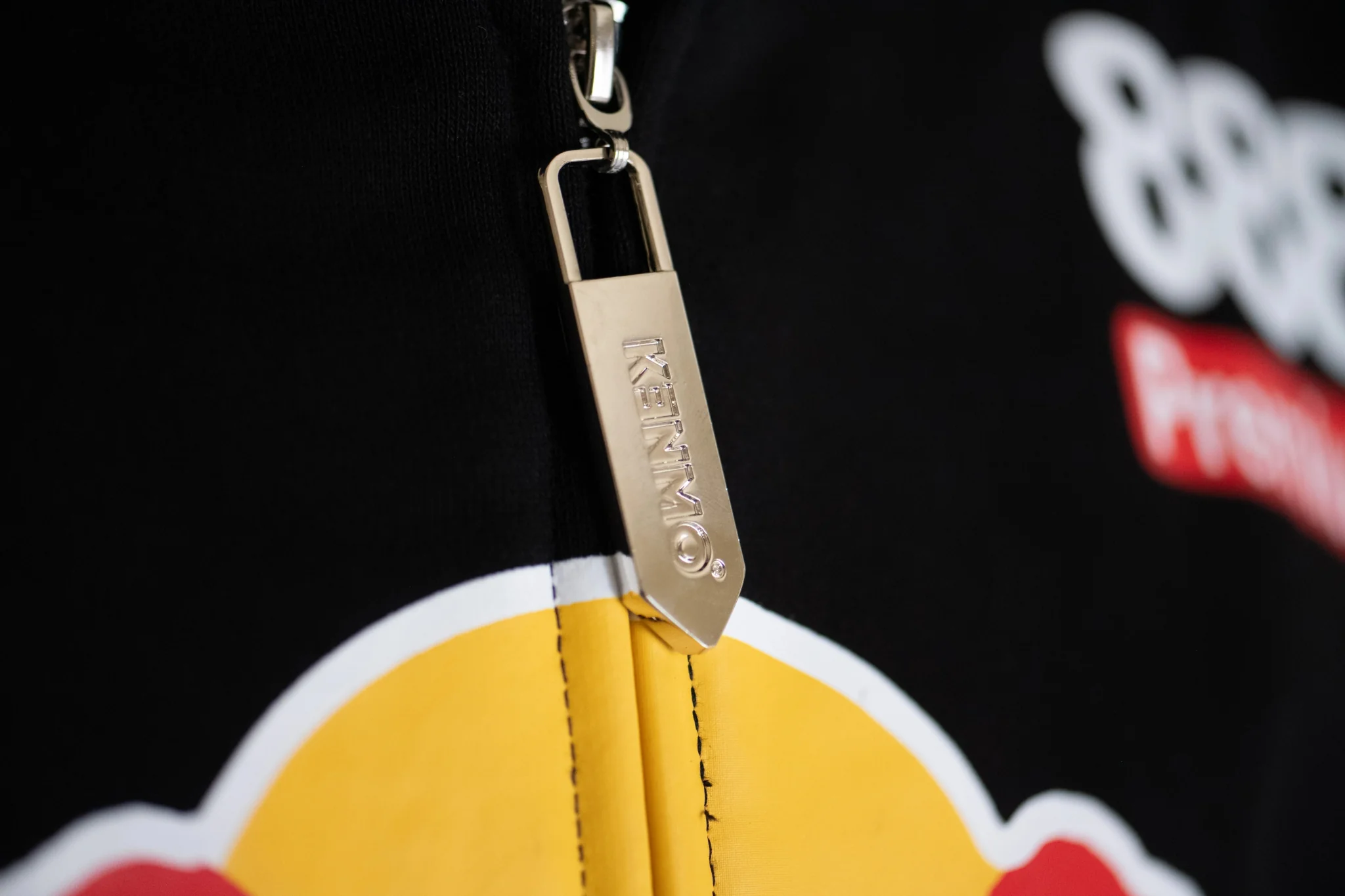 Black Cropped Zip-Up Hoodie | Racing Club Graphics - Image 6