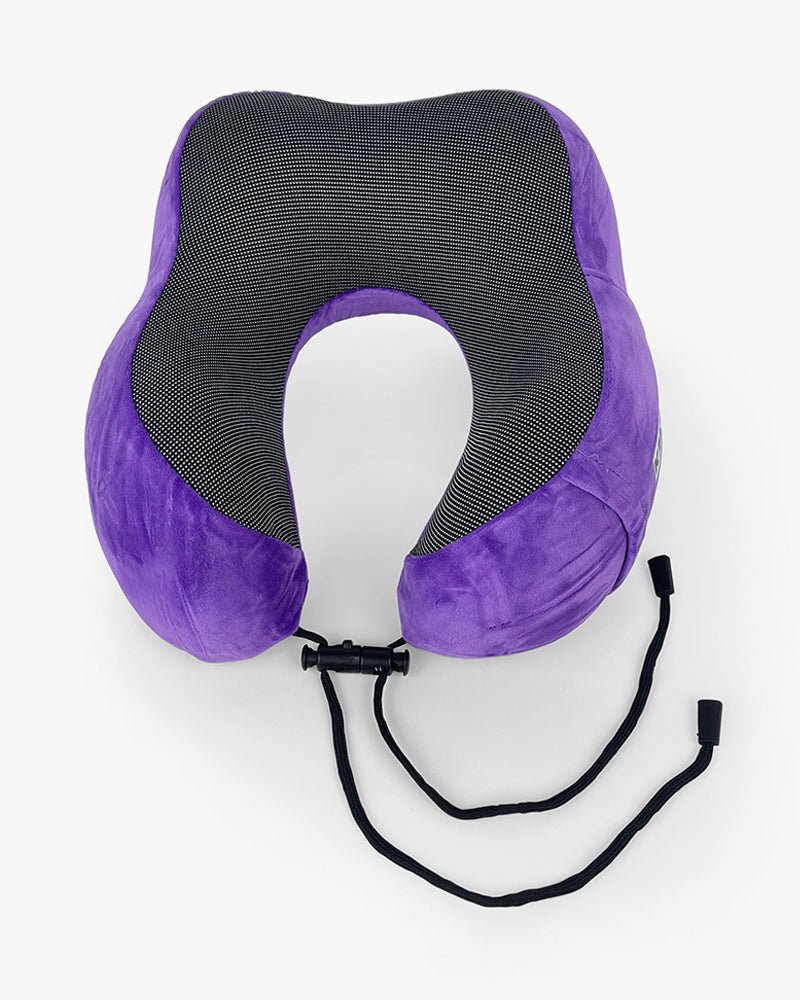 Purple Neck Pillow | Travel Pillow With Arrow Logo - Image 3