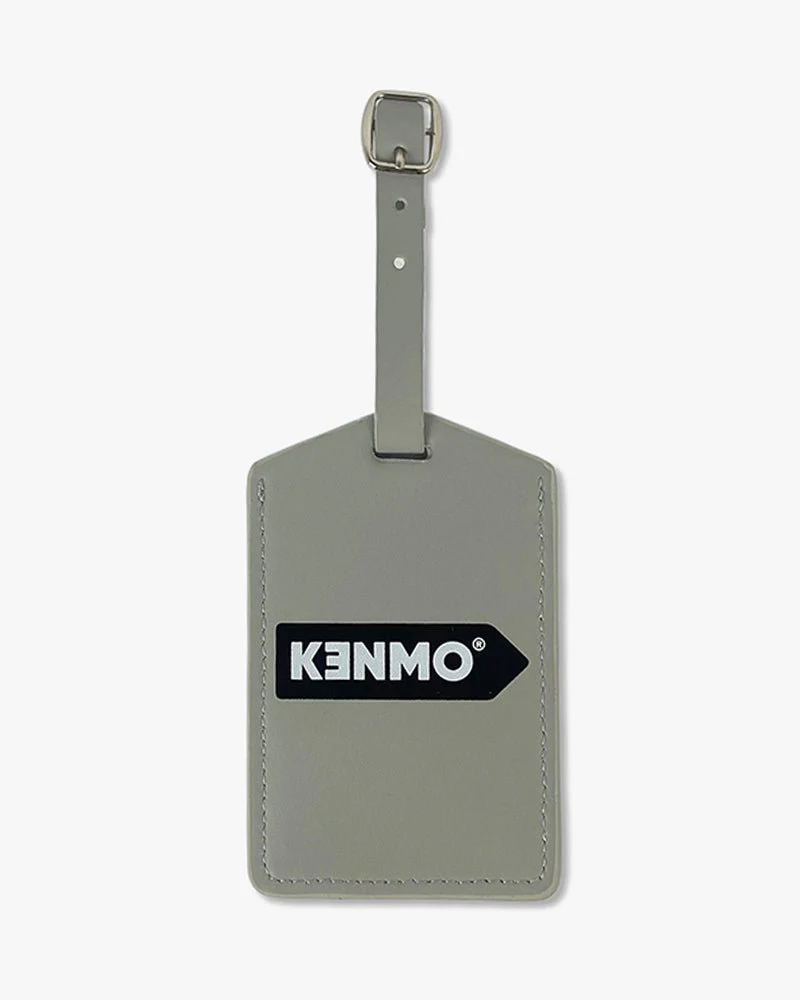 Grey Luggage Tag | Kenmo Arrow Logo - Image 3