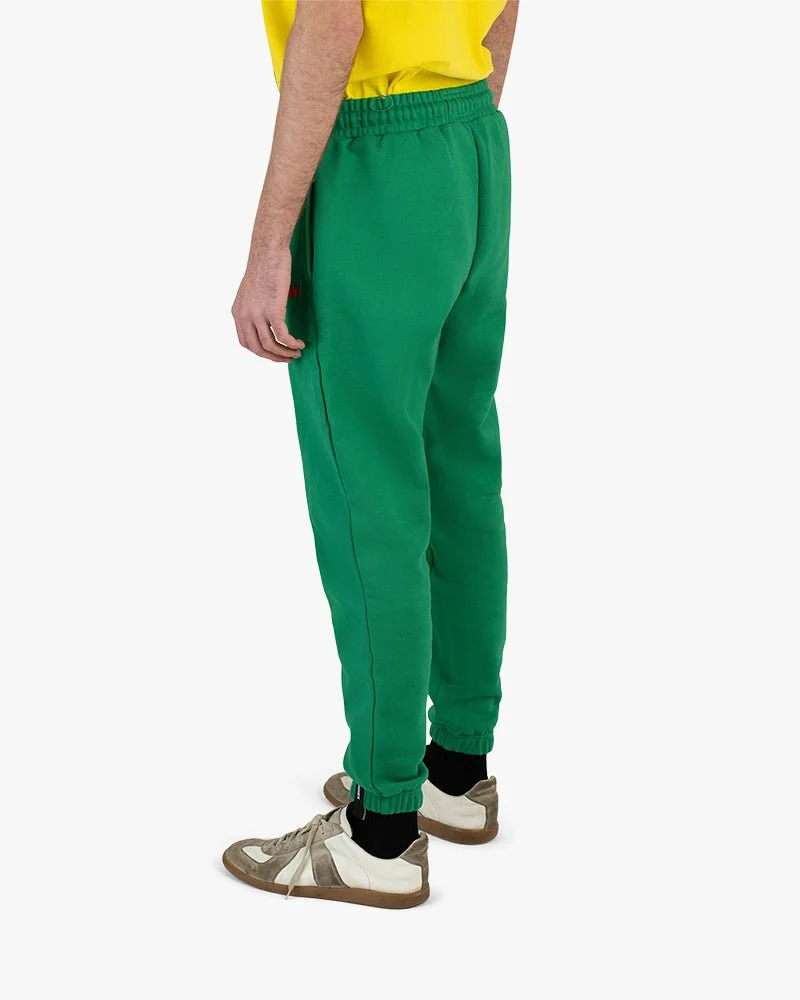 Green Signature Sweatpants | Embroidery Logo On Right - Image 4