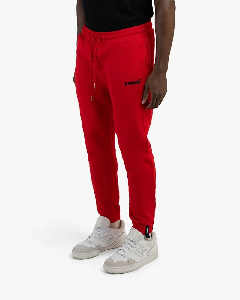 Red Signature Sweatpants | Bold Kenmo Streetwear Style - Image 2
