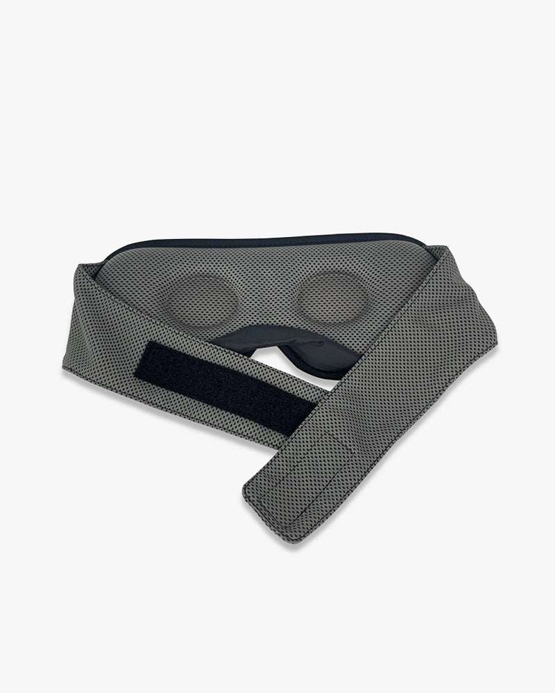 Silver 3D Sleep Eye Mask | Kenmo Arrow Logo On Left - Image 3