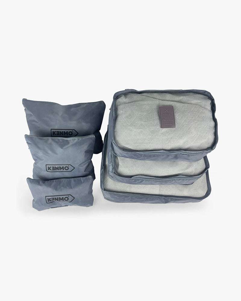 Silver Luggage Organizer Set | 6 pcs With Arrow Logo - Image 3