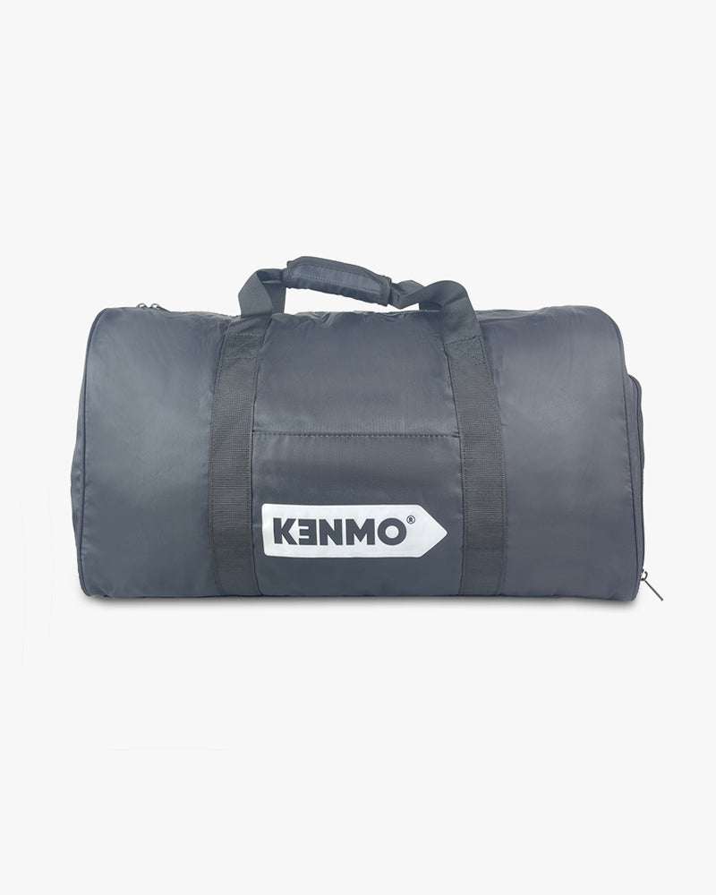 Black Duffel Bag | Kenmo Arrow Logo On Front - Image 8