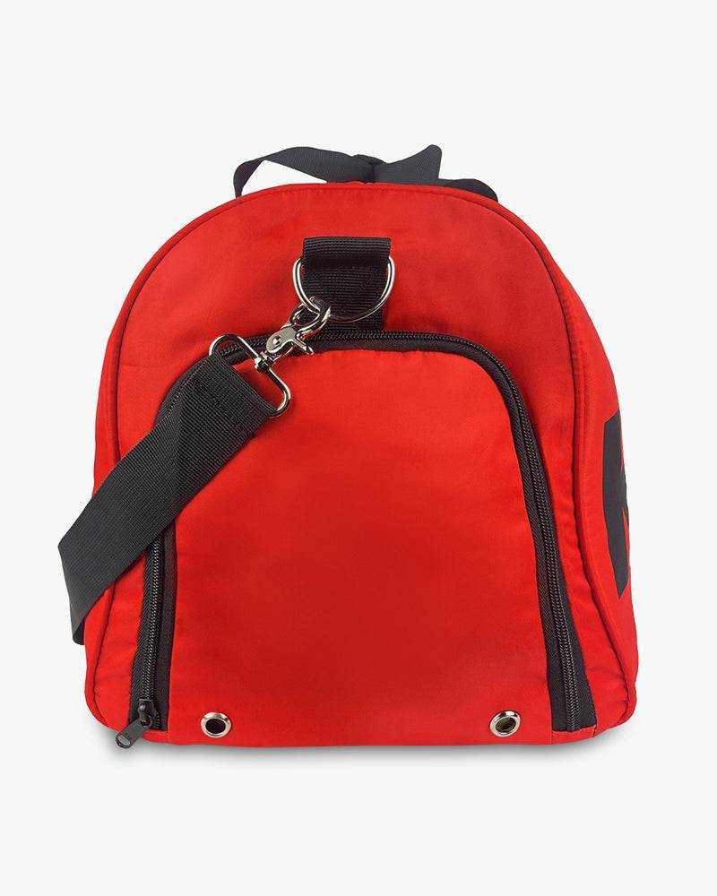 Red Duffel Bag | Bold Kenmo Logo On Front - Image 4