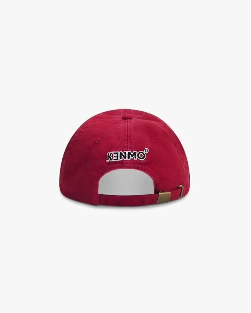 Red Washed Baseball Cap | Signature Vintage Cap - Image 3