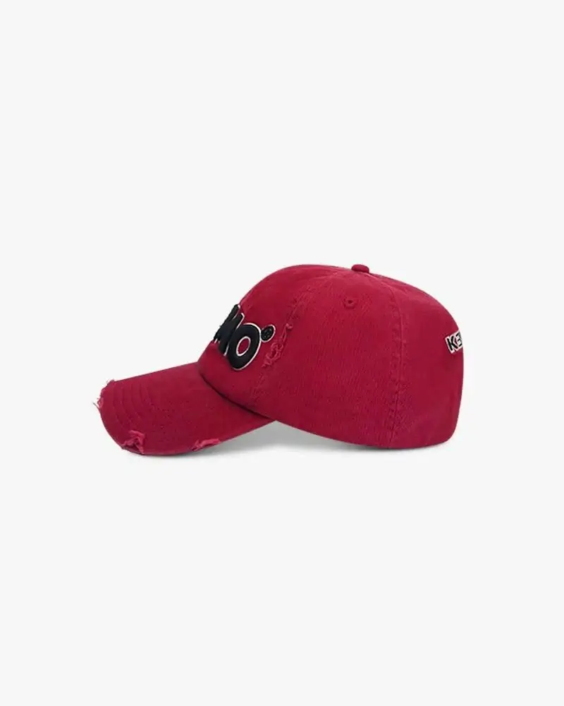 Red Washed Baseball Cap | Signature Vintage Cap - Image 4