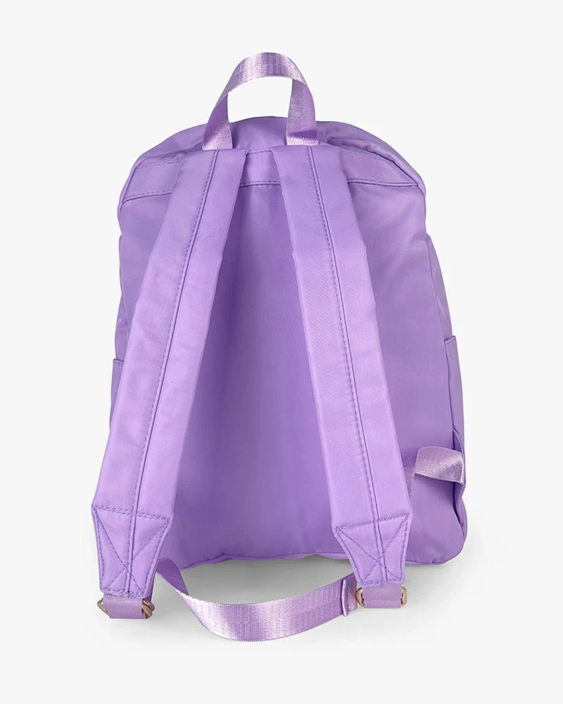Purple Waterproof Backpack | Arrow Logo On Front Pocket - Image 3